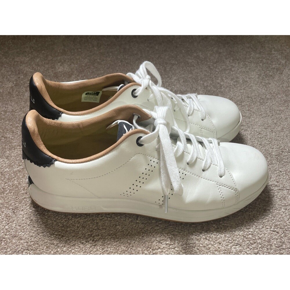 Kuru Cloud Roam 10.5 Medium Classic White Lace Up Sneakers Shoes Womens